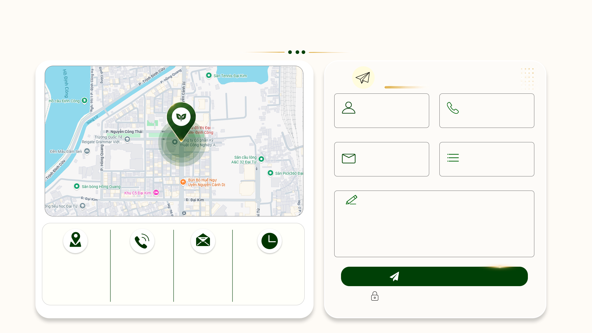Liên hệ với Mầm An — bản đồ, hotline, email và form gửi thông tin